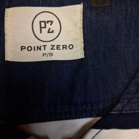 Point Zero Striped Mini Dress in Navy, Pink, and White - Picture 3 of 3